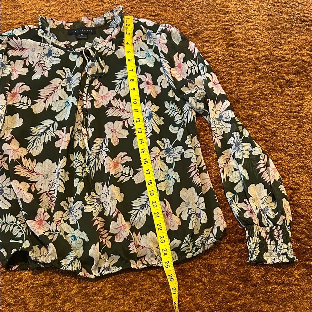 Sanctuary Black Floral Blouse